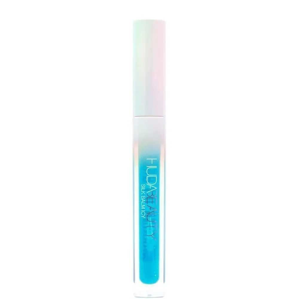 Huda Beauty Silk Balm Icy Cryo-Plumping Lip Balm plumper lips instantly